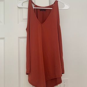 First Love Burnt Orange Blouse Tank
